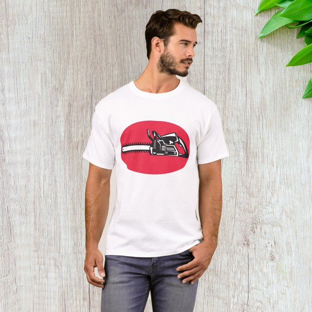 Bold Chainsaw Lumberjack Logging Tool T-Shirt (Creator Uploaded)