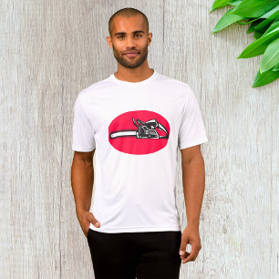 Bold Chainsaw Lumberjack Logging Tool T-Shirt