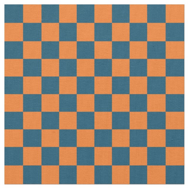 Bold Chequerboard Fabric (Close Up)