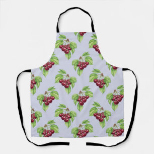Bold Cherry on Branches by Natasha Us Apron