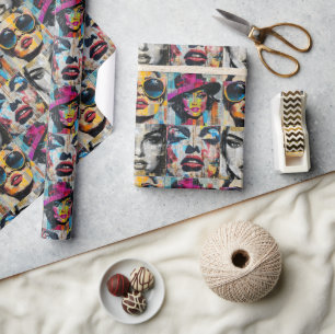Bold & Chic Pop Art Wrapping Paper
