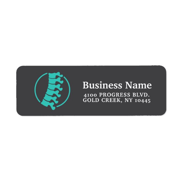 Bold Chiropractor Packaging Label  (Front)