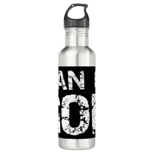 Bold Christian Quote for Men Faith Saying Gift Man 710 Ml Water Bottle
