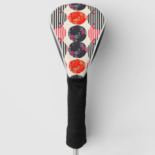 Bold Citrus Slice Stripes (7) Golf Head Cover