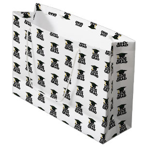 Bold Class of 2026 Graduation Large Gift Bag