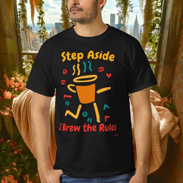 Bold Coffee Pop Art Graphic T-Shirt (Creator Uploaded)