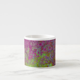 Bold, Colorful, Splatter Paint, Grunge Abstract Espresso Cup