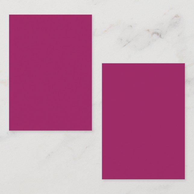 Bold Colour Block Wedding Invite – Magenta (Front/Back)