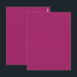 Bold Colour Block Wedding Invite – Magenta Postcard<br><div class="desc">Vibrant magenta colour block design with bold pink-purple tones—perfect for modern weddings, branding, and summer events. Celebrate your wedding with fearless style and modern elegance using this Modern Magenta Wedding Design on Bold Colour Block. Designed for couples who love contemporary aesthetics and bold statements, this invitation features a vibrant magenta...</div>