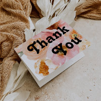 Bold Colourful Floral | Folded Thank You Card