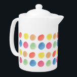 Bold Colourful Watercolor Dotty Blobs<br><div class="desc">Fun and colourful big watercolor dots.</div>