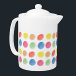 Bold Colourful Watercolor Dotty Blobs<br><div class="desc">Fun and colourful big watercolor dots.</div>