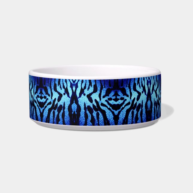 Bold Colourized Tiger Print - Multiple Colours Bowl (Front)