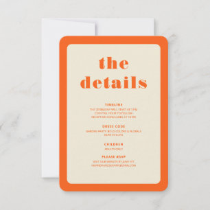 Bold Colours: Details Card