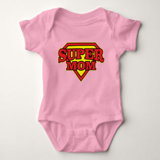 Bold Comic Style Mother’s Day Gift Idea Baby Bodysuit