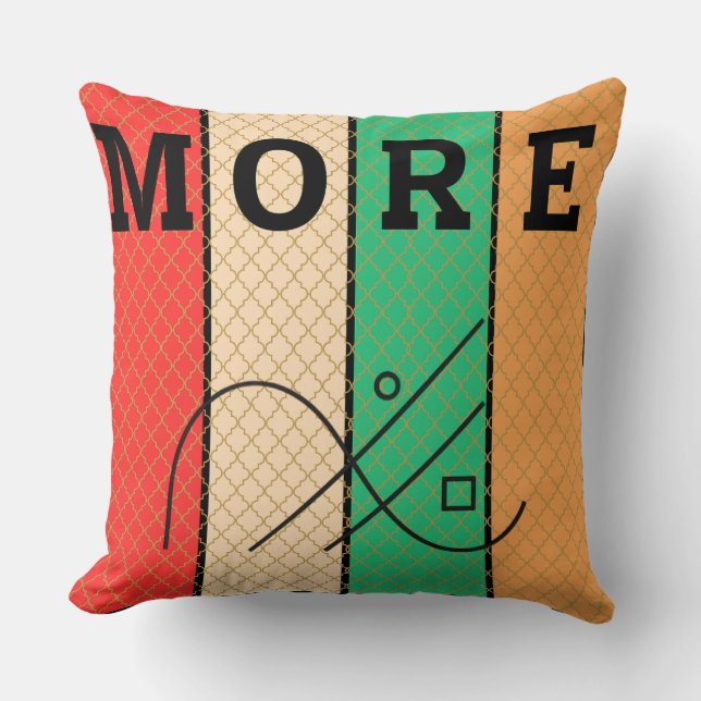 Bold Contrast & Geometry Cushion (Front)