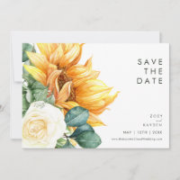 Bold Country Sunflower With Photo Horizontal