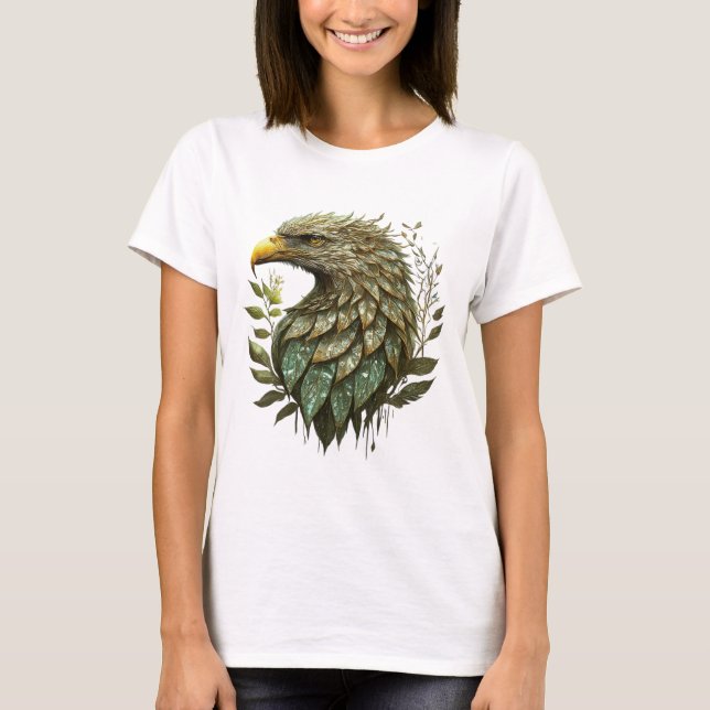 Bold Crystal Eagle Emblem T-Shirt (Front)