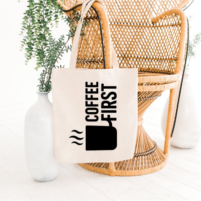 Bold Cup with Steam Tote Bag Design (Creator Uploaded)