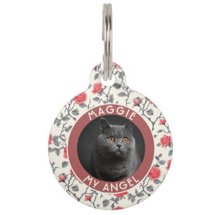 Bold Custom Pet Appreciation Gift Rose Flower Tag