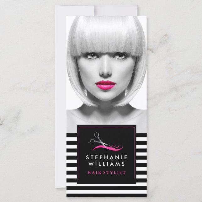 Bold Customisable Hair Salon Gift Certificate (Front)