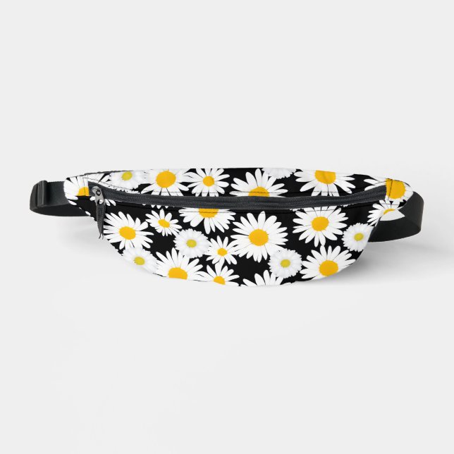 Bold Daisy Bloom Pattern Bum Bags (Front)
