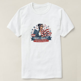 Bold Democracy Typography T-Shirt Design