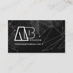 Bold Design w/ Fully Customizable Logo/Background Business Card
