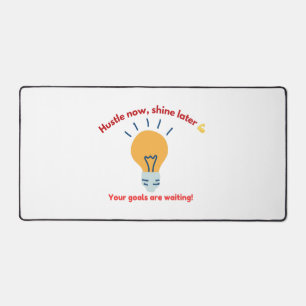 bold designs for entrepreneurs, students, dreamers desk mat