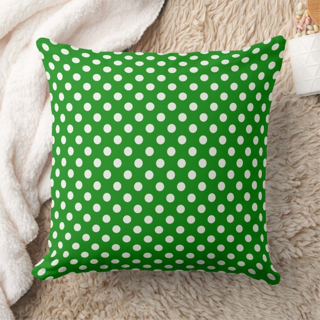 Bold Diagonal Polka Dot Pattern Cushion (Blanket)