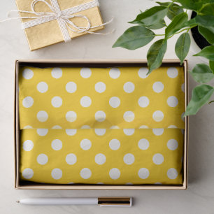 Bold Diagonal Polka Dot Pattern Tissue Paper