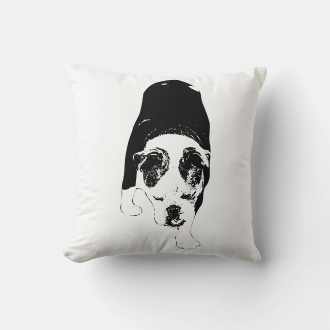 Bold Dog Lines Bring Motion To Any Room Cushion (Front)