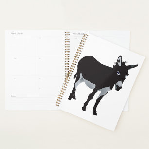 Bold Donkey Silhouette Farm Animal Planner