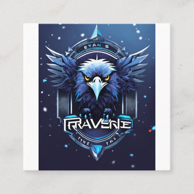 Bold Eagle Logo Business Card | Professional Eagle (Front)