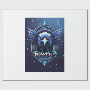 Bold Eagle Logo Wrapping Paper Powerful Eagle Pa