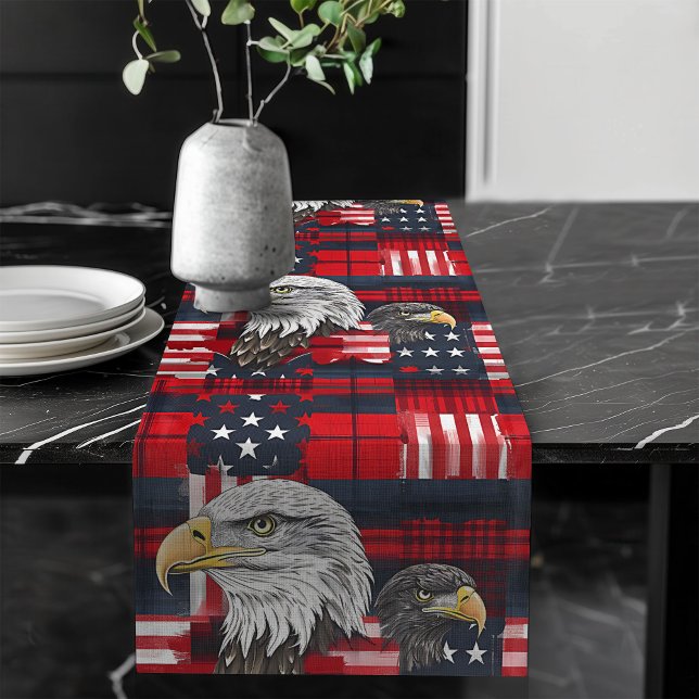 Bold Eagle Table Runner Patriotic 4th of July Look (Bold Eagle Table Runner Patriotic 4th of July Look)