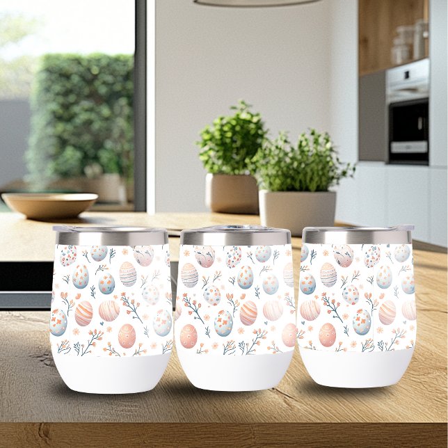 Bold Easter Pattern Wine Tumbler (Creator Uploaded)