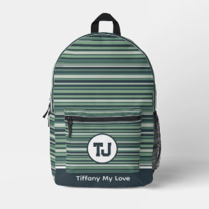 Bold Elementary Student Gym Patterned Backpack