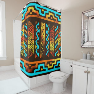 Bold Ethnic pattern n.6 Shower Curtain