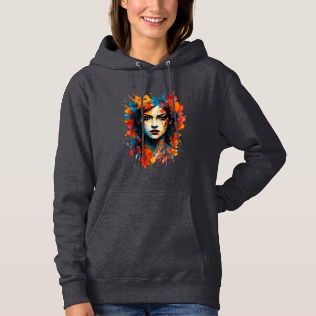 Bold Expressions: Art in Motion Hoodie (Front)