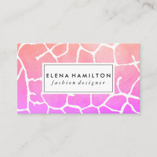 Bold Eye Catching Pattern Business Card
