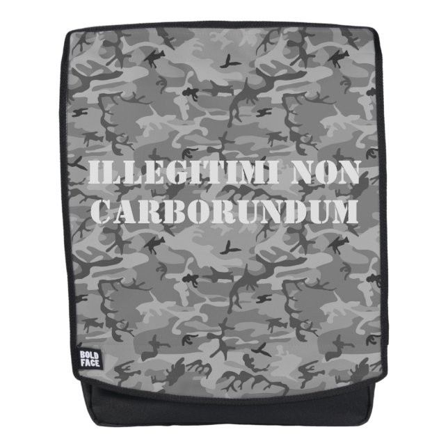 Bold Face Backpack illegitimi Non Carborundum Camo (Front)