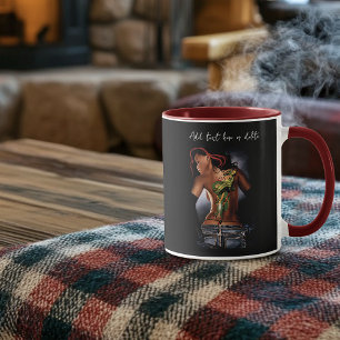 Bold Fantasy Dragon Tattoo Woman Mug