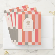 Bold Feminine Stripes with Your Name Custom