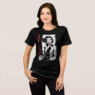 Bold Femme Fatale Noir T-Shirt Tri-Blend Shirt