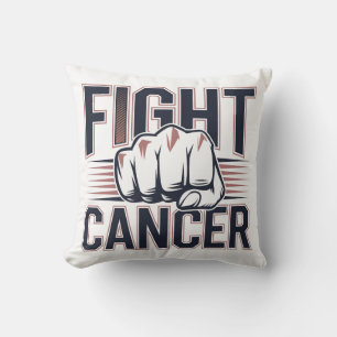 Bold Fist Graphic for Cancer Warriors Cushion