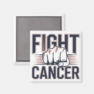 Bold Fist Graphic for Cancer Warriors Magnet