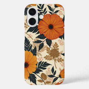 Bold Floral Geometry iPhone 16 Case