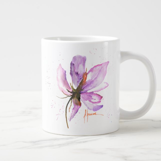Bold Floral IV Large Coffee Mug (Right)