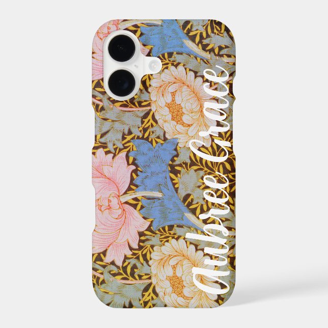 Bold Floral Wm Morris Add a Name (Back)